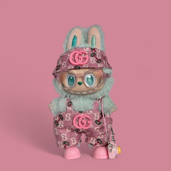 Labubu 5pc Fashion GG Horsebit Outfit (Doll Not Included) - Picture 1 of 2